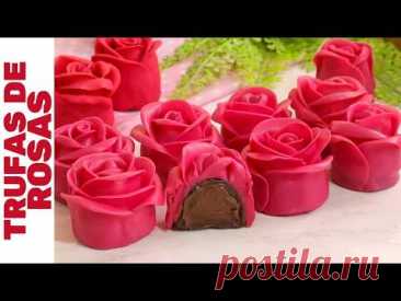 ШОКОЛАДНЫЕ ТРЮФЕЛИ С РОЗАМИ ИЗ МОЛОЧНОЙ ПАСТЫ: ЛЕГКО ПРИГОТОВИТЬ И ВКУСНО!