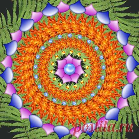 Digital Patterned Mandala  Free Stock Photo HD - Public Domain Pictures