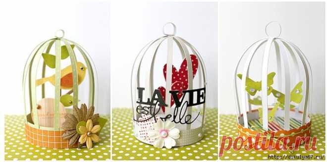 Птички в клетке из бумаги - Птичка в клетке ВКонтакте