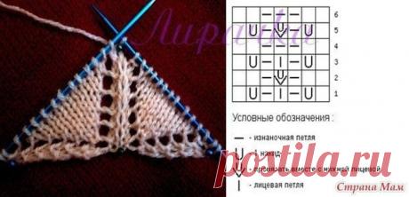 Вязание центральной петли в шалях. — Сделай сам, идеи для творчества - DIY Ideas