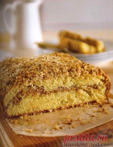 Ореховый пирог на йогурте на RussianFood.com