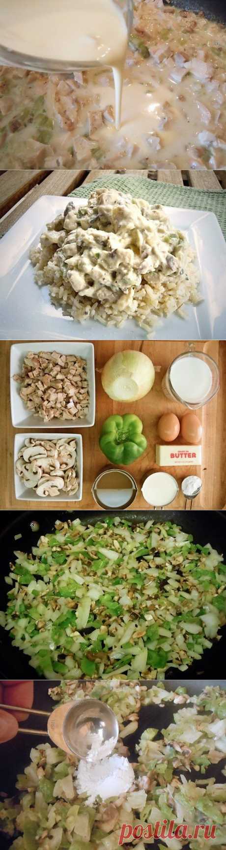 Курица а-ля Кинг - рецепт и способ приготовления, ингридиенты | sloosh