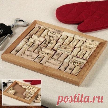 Идеи использования винных пробок