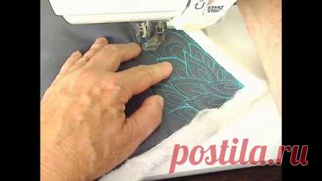 Рисунки свободно ходовой стежки простые и красивые, идеально для начинающих Несколько простых рисунков свободно ходовой стежки для создания из них своих композиций и тренировки руки.