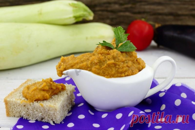 Кабачково-баклажанная икра на зиму