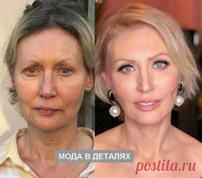 Макияж для женщин 60 плюс: до и после (красота вызывает желание жить!) | Мода в деталях | Яндекс Дзен