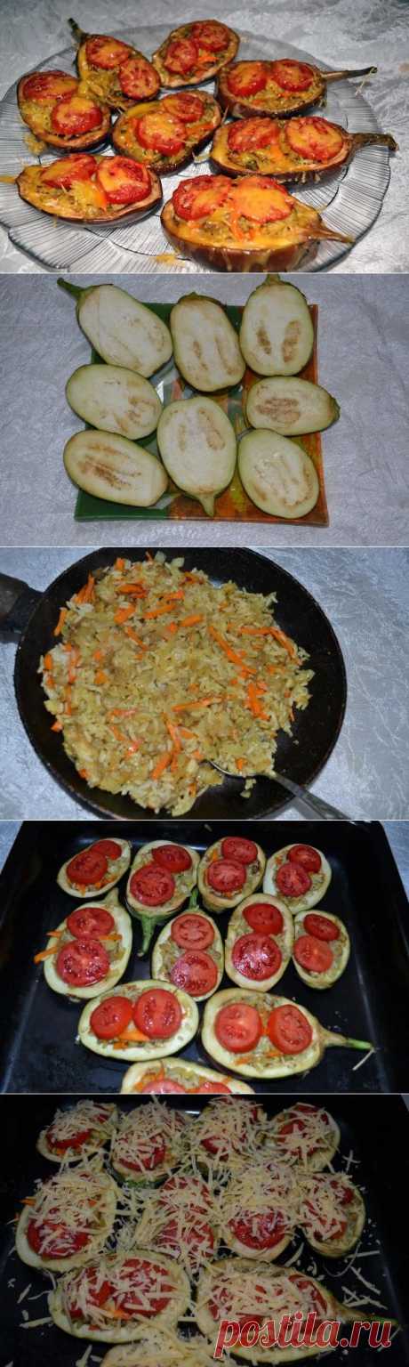 Баклажанные лодочки с рисом и овощами | CityWomanCafe.com