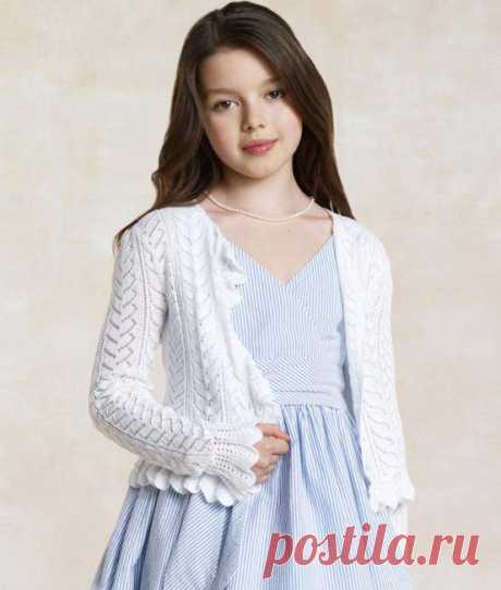 Белая акация. Кардиган от Ralph Lauren