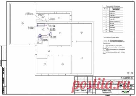 Проект отопления частного дома, пример 2493