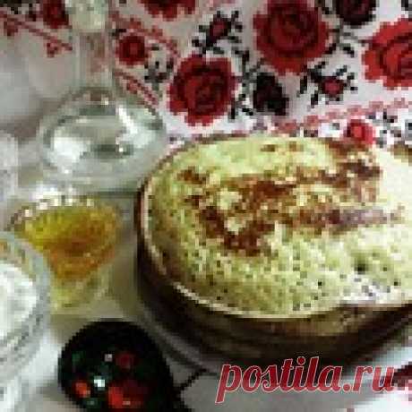 Блины толстые дрожжевые "Тещины" Кулинарный рецепт