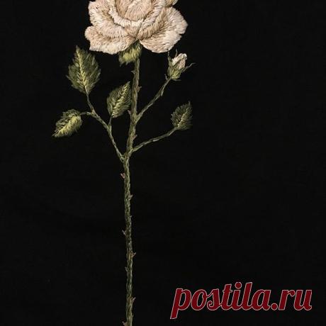 ✨Le classic ✨
.
.
.
.
.
#embroidery #embroideryart #embroideryfloss #embroiderylove  #feelingstitchyig #fiberart #handembroidery #makersgonnamake #makersmovement #needlecraft #craftsposure #embroideryinstaguild #floralembroidery #flowerembroidery #needleart #em_hm #botanicalillustration #botanical #handmadecurator #vancouver #vancouverartist #eastvan #embroideryinstaguild