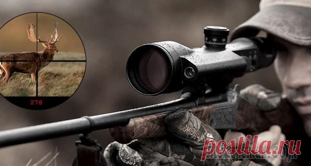 Оптический прицел с дальномером – вносить поправки просто Существуют различные способы измерения расстояния, которыми пользуются в практической стрельбе. Большинство из них основаны на сравнении характерных ориентиров (средний рост человека, габариты автомоб...