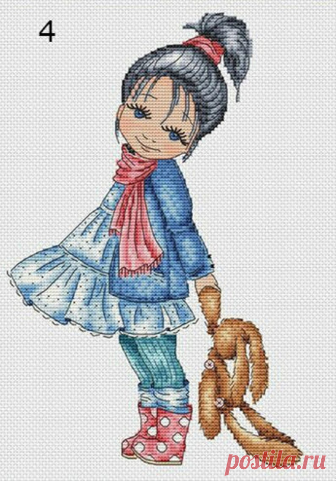 9 Charming Vintage Girly Cross Stitch Kits in One Style | Etsy