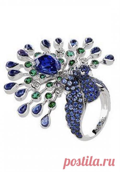 Peacock Ring by Boucheron