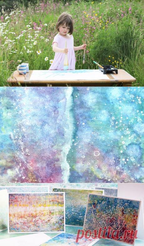 5-летняя художница-аутист создает настоящие шедевры