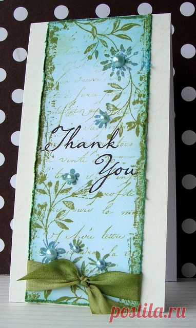 Bookmark card idea Beautiful!