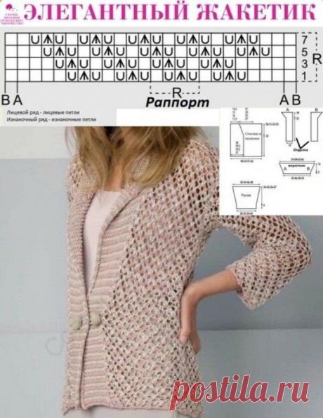 Вязание: интересные идеи, модели со схемами | Дневник Петельки | Дзен