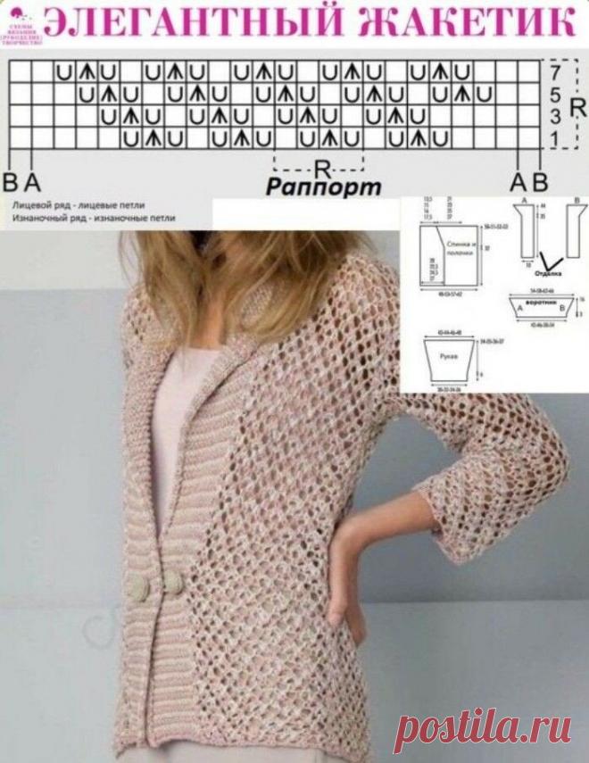 Вязание: интересные идеи, модели со схемами | Дневник Петельки | Дзен