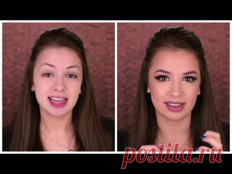 До и После: Как делать гламурный макияж! 💋✨👌  - YouTube