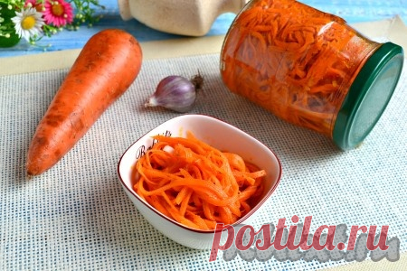 Заготовка моркови по-корейски на зиму - рецепт с фото Предлагаю вам отличную, очень вкусную заготовку моркови по-корейски на зиму. Приготовив морковь один раз, вы можете зимой в любой момент насладиться ее вкусом. Для заготовки нужно выбирать тугую, сочную и сладкую морковь. Хранить такую морковь по-корейски нужно в прохладном месте: верхней полке ...