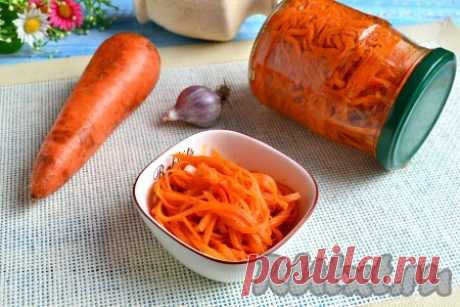 Заготовка моркови по-корейски на зиму - рецепт с фото Предлагаю вам отличную, очень вкусную заготовку моркови по-корейски на зиму. Приготовив морковь один раз, вы можете зимой в любой момент насладиться ее вкусом. Для заготовки нужно выбирать тугую, сочную и сладкую морковь. Хранить такую морковь по-корейски нужно в прохладном месте: верхней полке ...