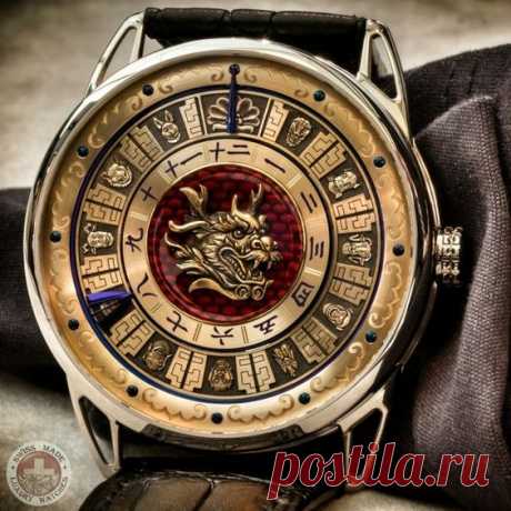 De Bethune DB25 Imperial Fountain Dragon with Calibre DB2145 watch 

Характерными чертами часов фирмы De Bethune являются тройная противоударная система с титановым мостом, баланс из титана и платины, корпус с “подушечками” (для удобства ношения часов), а также барабан с уменьшенным трением.