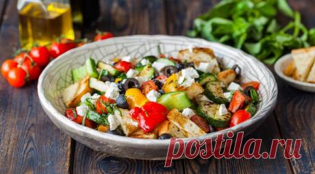 Панцанелла-гриль, пошаговый рецепт с фото