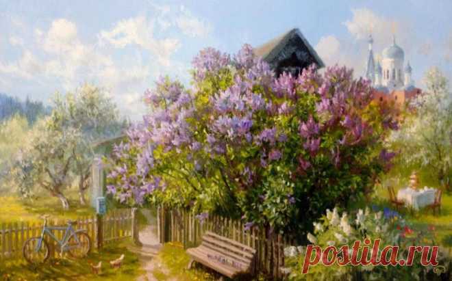 Художник Владимир Юрьевич Жданов. На пороге лета..