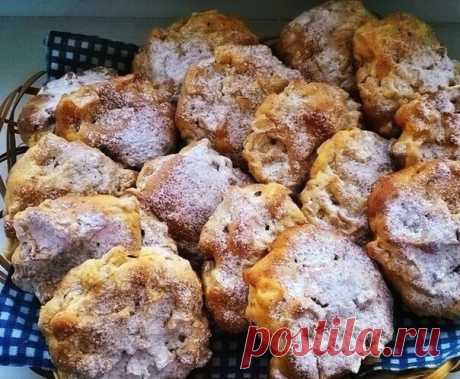 Мягкое яблочное печенье