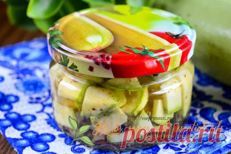 Маринованные кабачки с корицей на зиму - пошаговый рецепт с фото