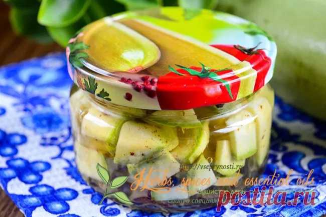 Маринованные кабачки с корицей на зиму - пошаговый рецепт с фото