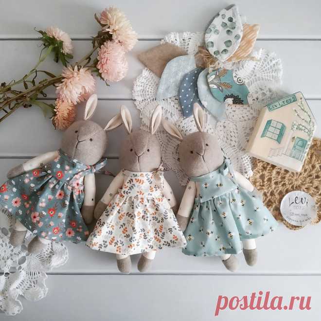 Купить зайка ручной работы ручной работы у мастера без наценок | DIY Рукоделие - Игрушки, куклы