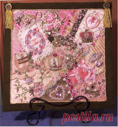 olderrose: crazy quilting
