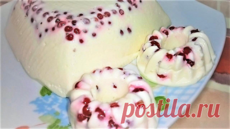 Творожный десерт Бланманже рецепт с видео - 1000.menu