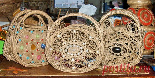 Основы плетения из газет и журналов..