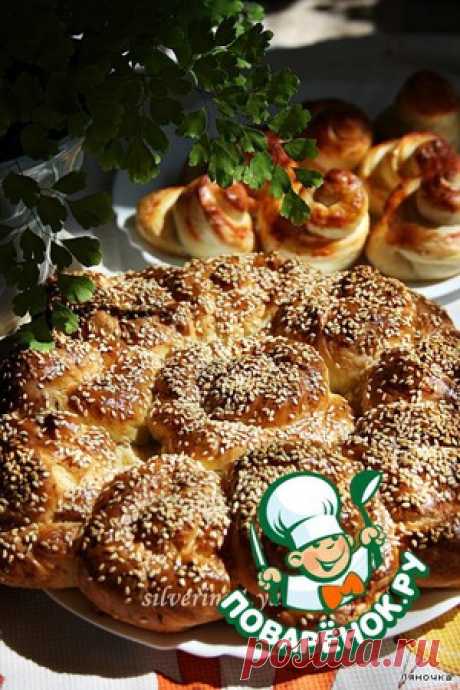 Английский хлеб с сыром и ветчиной