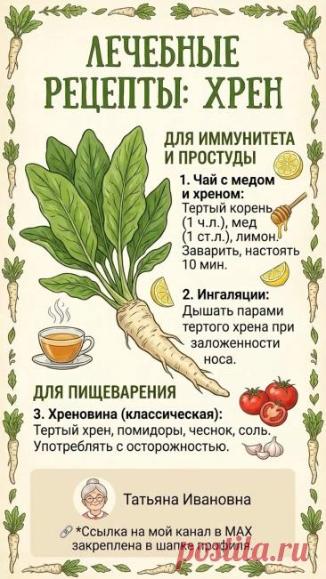 Хрен лечебные рецепты