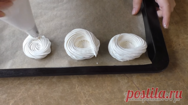 Изумительный десерт к Пасхе! Меренга со взбитыми сливками