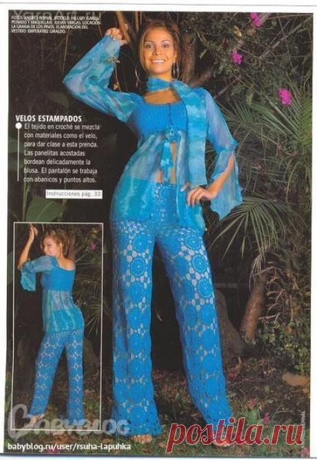 Кто свяжет на заказ брюки крючком?