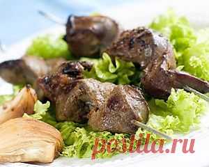 Шашлык из печени
