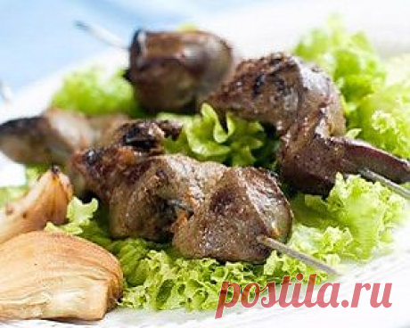Шашлык из печени