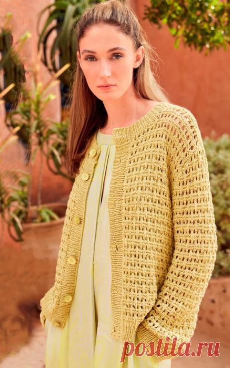 Вязаный кардиган KAROLA