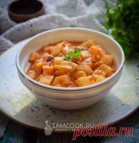 Тушеная картошка как в детском саду