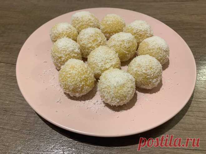Пирожные "Рафаэлло" из кукурузных палочек