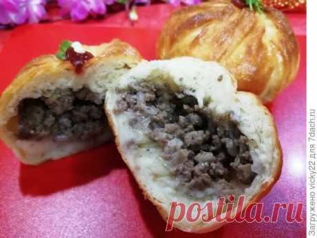 Самса с сочной начинкой из говядины и картофеля