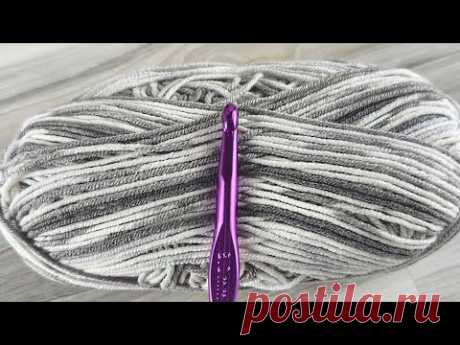 FANTASTIC! Very Easy and Beautiful Crochet pattern⚡Crochet baby blanket