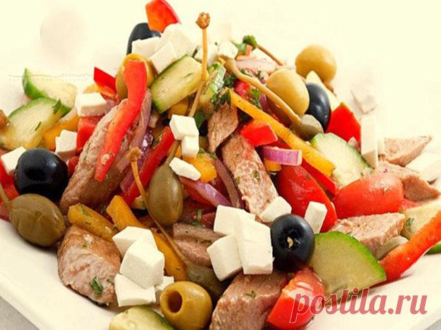 Греческий салат с тунцом - ПАЛЬЧИКИ ОБЛИЖЕШЬ. Вкуснотища необыкновенная!