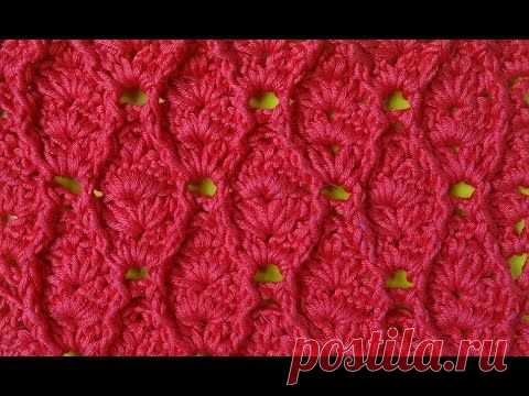 Узор крючком. Видео-МК.