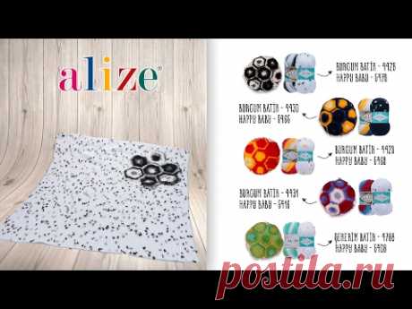 Alize Burcum Batik ile Kullanışlı Battaniye Yapımı- Making Useful Blankets