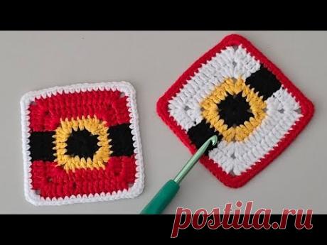 🎅🏼Простой и милый квадратный пояс Санты для рождественских украшений